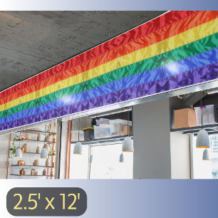 Regenbogenflagge LGBT-Regenbogenstreifen Gay Pride Banner