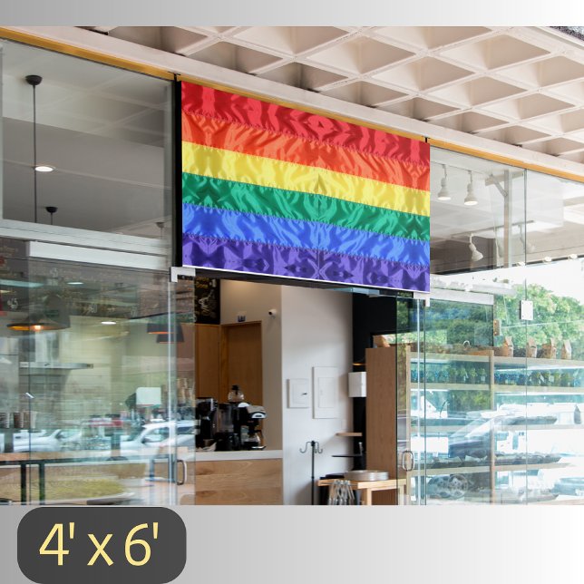 Regenbogenflagge LGBTQ Regenbogenstreifen Gay Prid Banner (Von Creator hochgeladen)