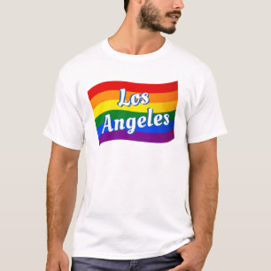 Regenbogenflagge Los Angeles Gay Pride LGBT LGBTQ T-Shirt