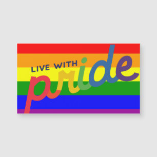 Regenbogenflagge Magnetkarte