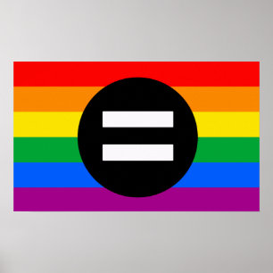 Regenbogenflagge Poster