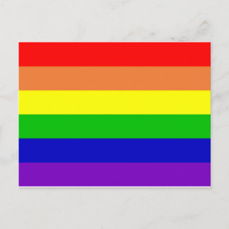 Regenbogenflagge Postkarte