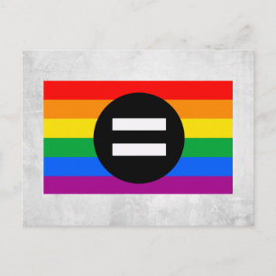 Regenbogenflagge Postkarte