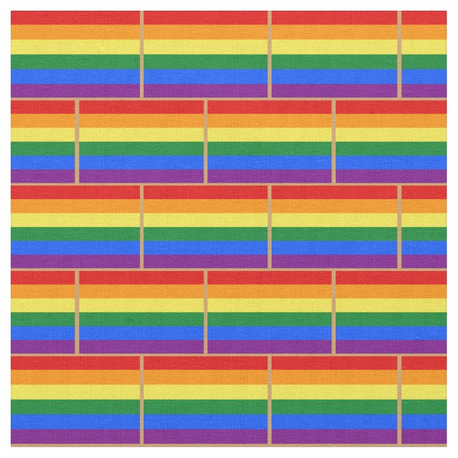 Regenbogenflagge & Prix Gemeinschaftsmode / LGBT Stoff (Nahaufnahme)