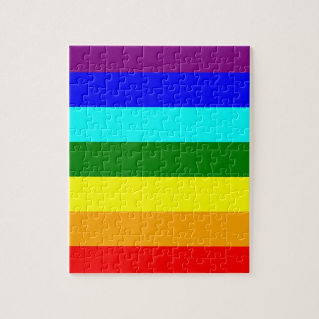 Regenbogenflagge Puzzle (Vertikal)