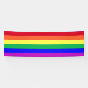 Regenbogenflagge Regenbogenstreifen Gay Pride Flag Banner