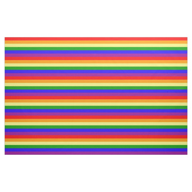 Regenbogenflagge Stoff (Fat Quarter (45,7 x 55,9 cm))