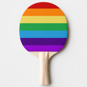Regenbogenflagge Tischtennis Schläger
