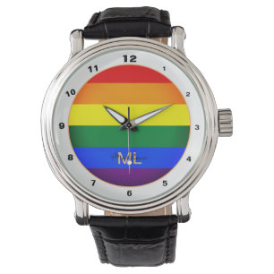 Regenbogenflagge und -stolz, LGBT-Gemeinschaft/Gen Armbanduhr