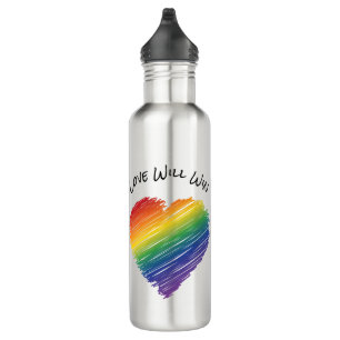 Regenbogenflasche Trinkflasche