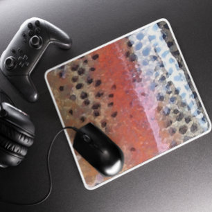 Regenbogenforelle Abstraktes Muster Mousepad