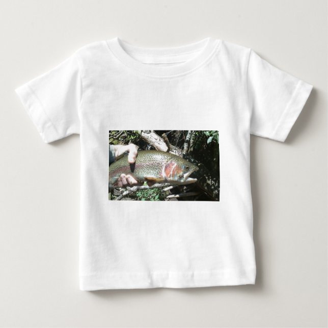 Regenbogenforelle Baby T-shirt (Vorderseite)