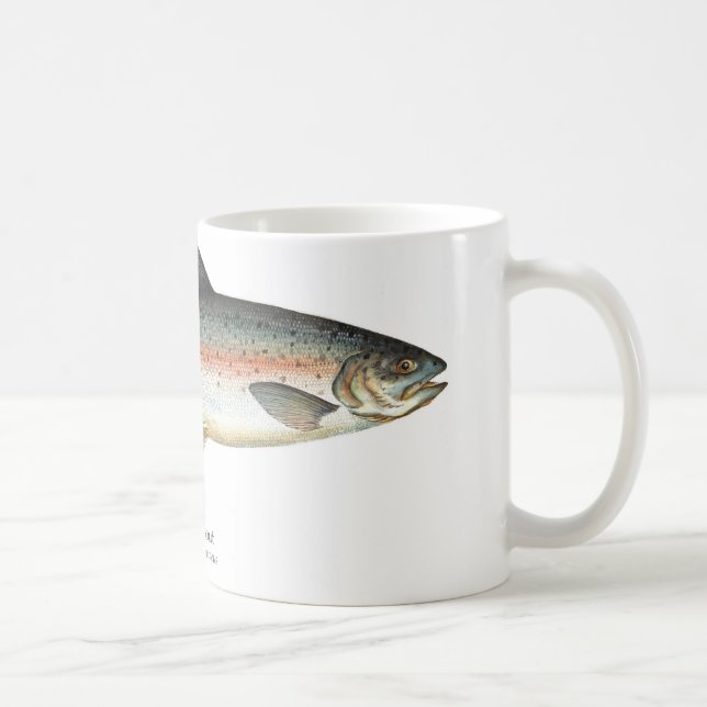 Regenbogenforelle-Fisch-Tasse Tasse (Rechts)