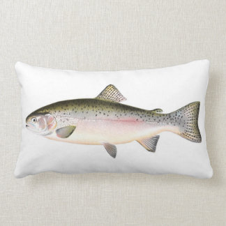 Regenbogenforelle-Fische Lendenkissen