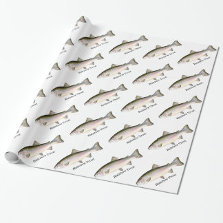 Regenbogenforelle fischt Muster Geschenkpapier