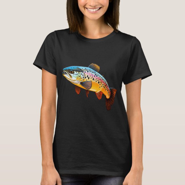 Regenbogenforelle T-Shirt (Vorderseite)