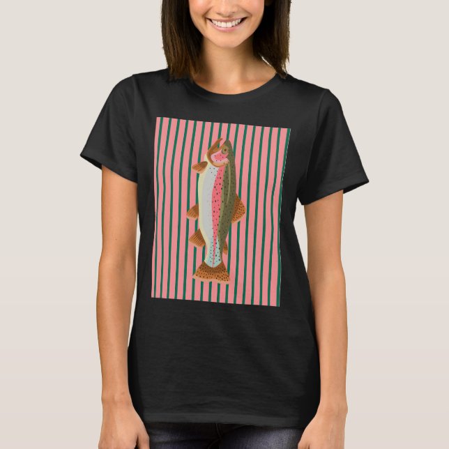 Regenbogenforelle T-Shirt (Vorderseite)