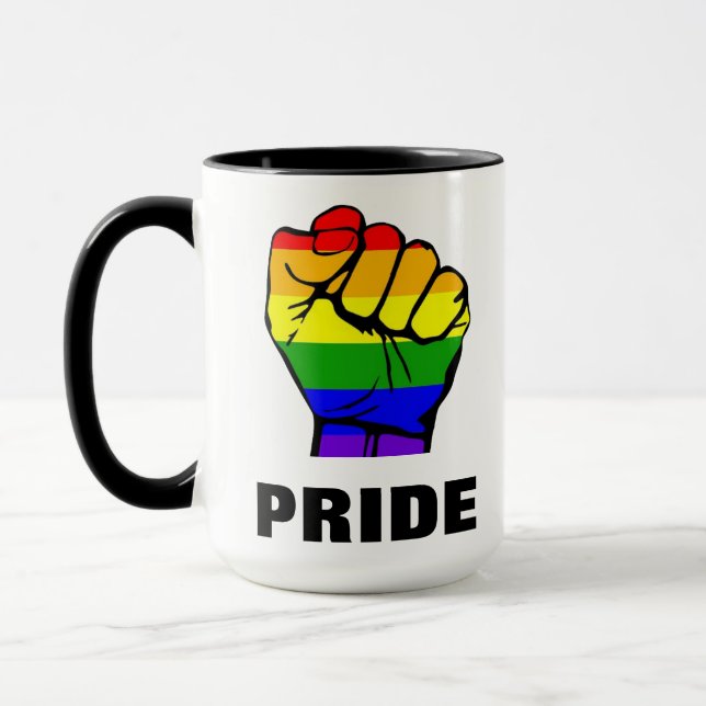Regenbogenforelle Tasse (Links)