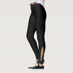 Regenbogenforelle, ursprüngliche Kunst, Mary K. Leggings