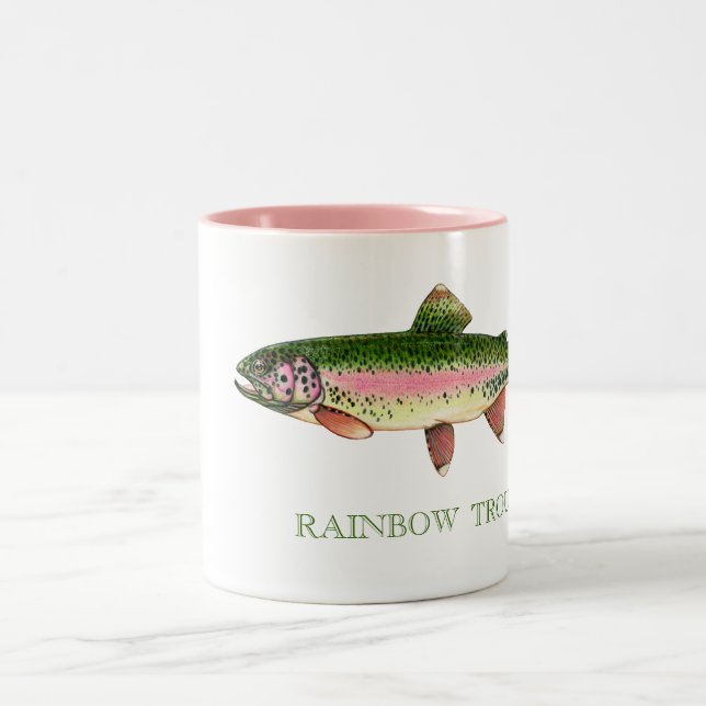 REGENBOGENFORELLE ZWEIFARBIGE TASSE (Mittel)