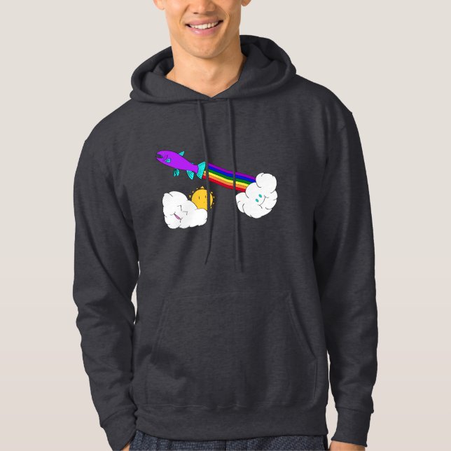 RegenbogenforelleHoodie Hoodie (Vorderseite)