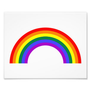 Regenbogenform Fotodruck