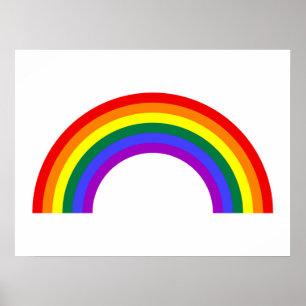 Regenbogenform Poster