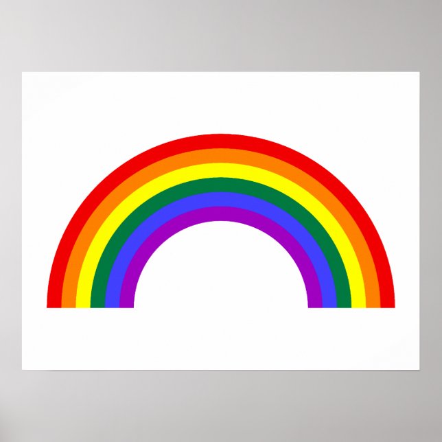 Regenbogenform Poster (Vorne)
