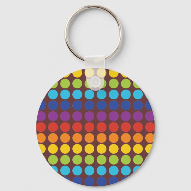 Regenbogenfotzen Schlüsselanhänger (Vorderseite)
