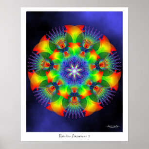 Regenbogenfrequenzen 2 Poster