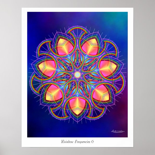 Regenbogenfrequenzen 6 Poster (Vorne)