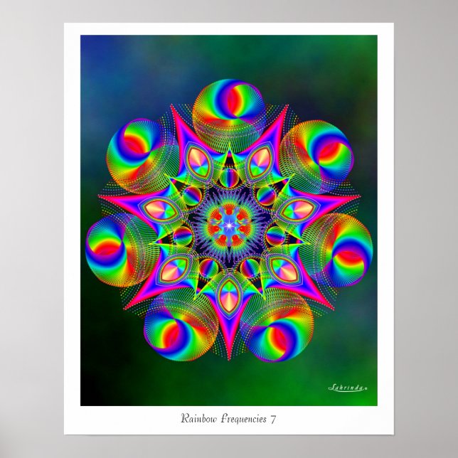 Regenbogenfrequenzen 7 Poster (Vorne)