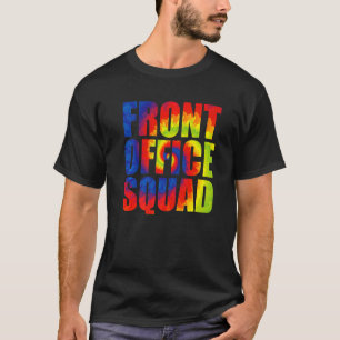 Regenbogenfront der administrativen Assistenzkraft T-Shirt