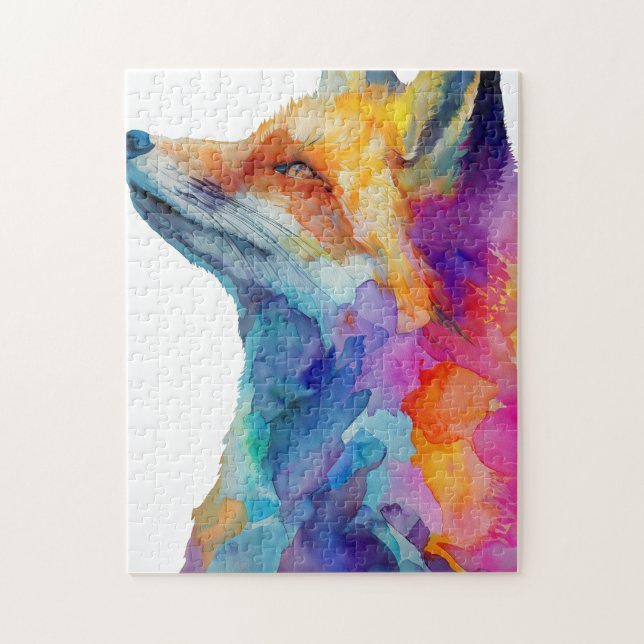 Regenbogenfuchs Puzzle (Vertikal)