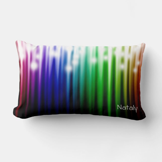 Regenbogenfunktur   lendenkissen (Vorderseite)