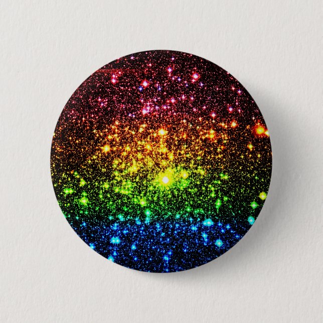 Regenbogengalaxie Button (Vorderseite)