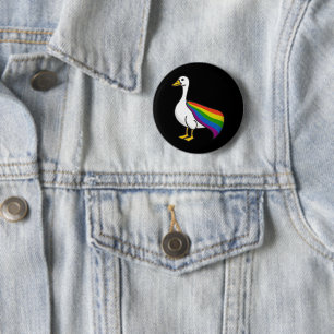 Regenbogengans LGBTQ Stolz Schwul Transgender LGBT Button