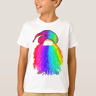 Regenbogengarn mit Maske T-Shirt