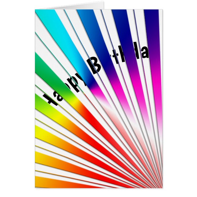 Regenbogengeburtstag Spaß (Vorne)