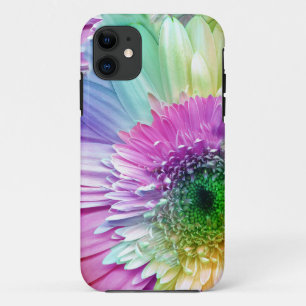 Regenbogengerbera-Gänseblümchen iPhone Fall 11 Hülle