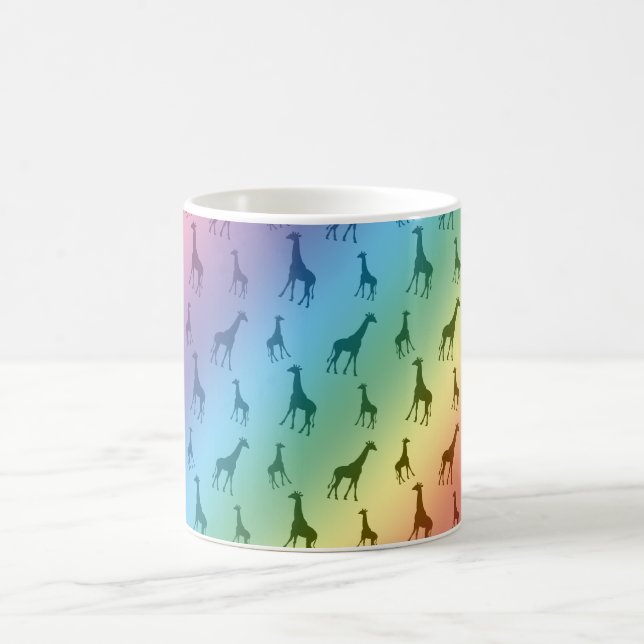 Regenbogengiraffen Tasse (Mittel)