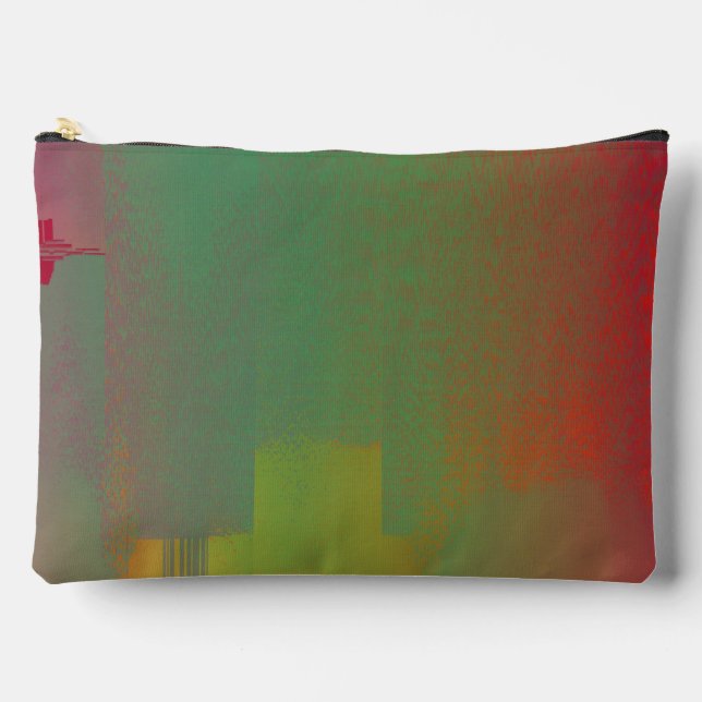 Regenbogenglitte Zubehörtasche (Vorderseite)