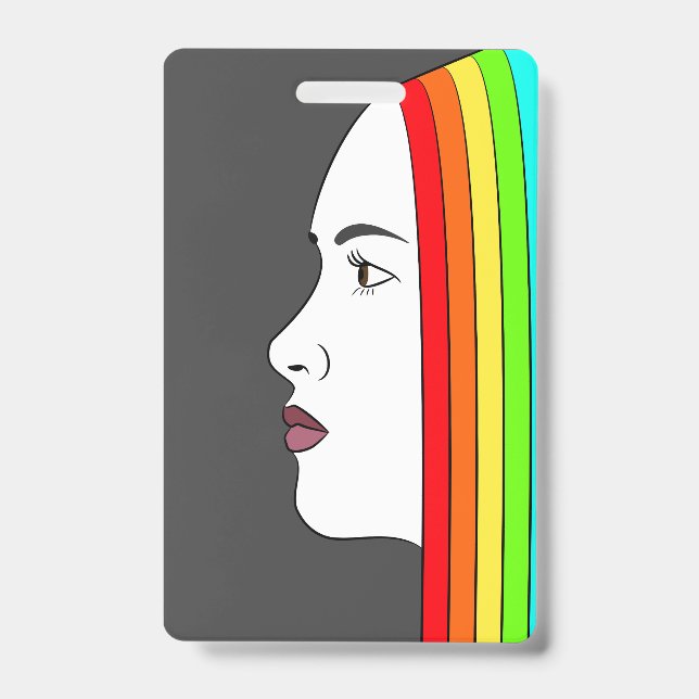 Regenbogenhaar Ausweis (Vorderseite)