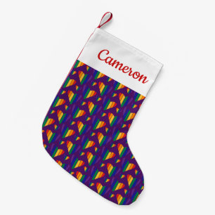 Regenbogenhalbmesser Kleiner Weihnachtsstrumpf