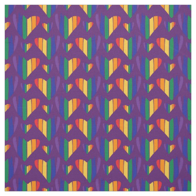 Regenbogenhalbmesser Stoff (Muster)