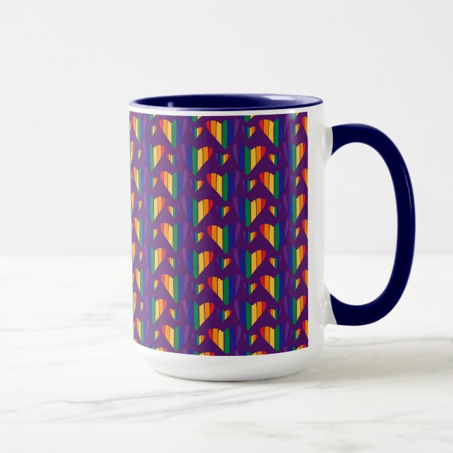 Regenbogenhalbmesser Tasse (Rechts)