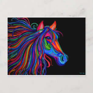 Regenbogenhaube Postkarte