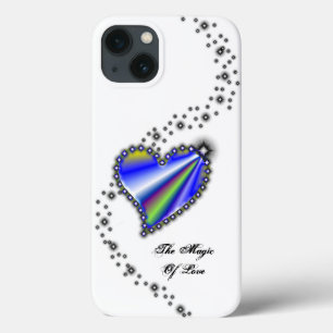 Regenbogenherz mit Sternen , Die Magie der Liebe Case-Mate iPhone Hülle