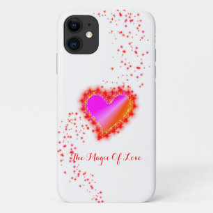 Regenbogenherz mit Sternen , Die Magie der Liebe Case-Mate iPhone Hülle