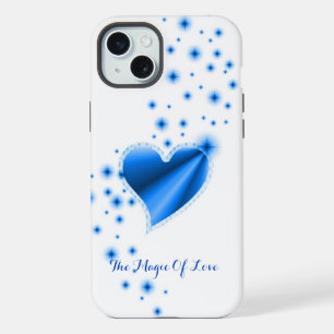 Regenbogenherz mit Sternen , Die Magie der Liebe iPhone 15 Plus Hülle